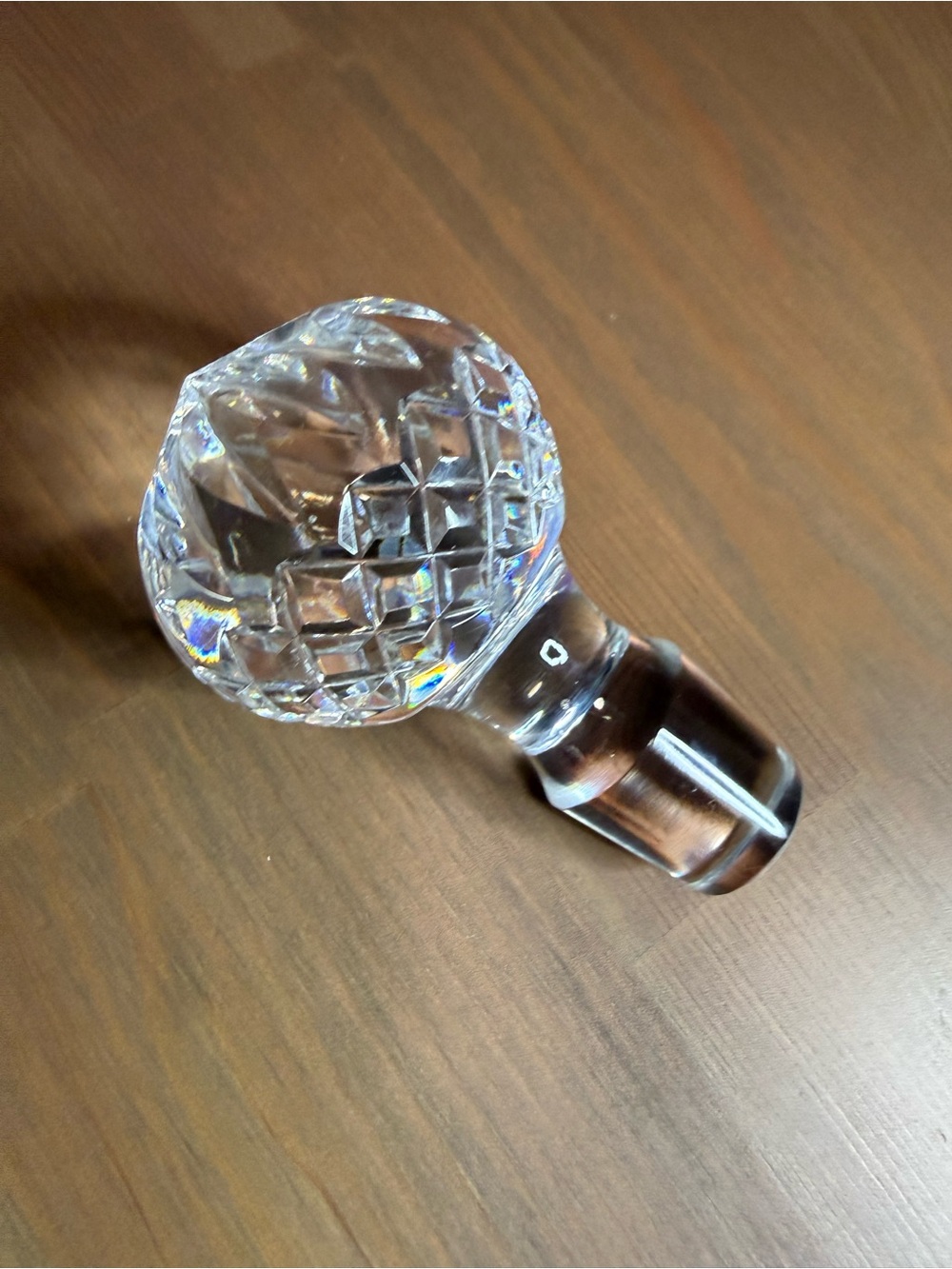 Waterford Cut Crystal Decanter with Faceted Stopper - Clear - Picture 2 of 9